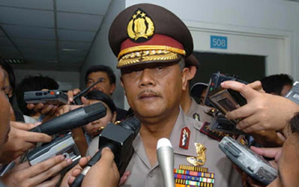 Indonesian Police Chief Da'i Bachtiar (parakesatriapolri)