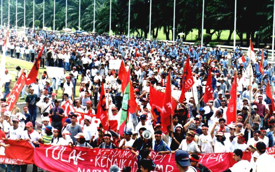 People's Democratic Party rally in Jakarta (PRD)