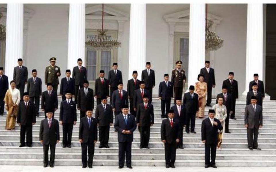 President Susilo Bambang Yudhoyono's cabinet (Tribune)