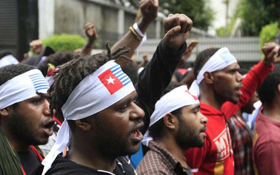 West Papuans hold pro-independence rally in Jayapura (Tempo)