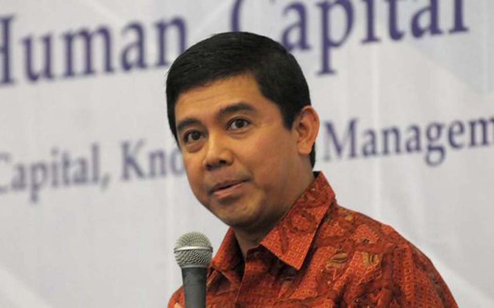 DPR Commission and Golkar Party member Yudi Chrisnandi (Merdeka)