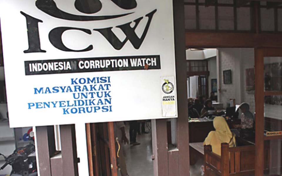 Indonesian Corruption Watch offices (Tempo)