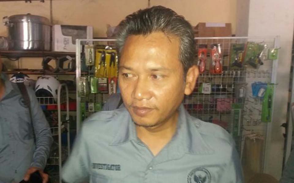 Kontras operational division head Edwin Partogi (Kompas)