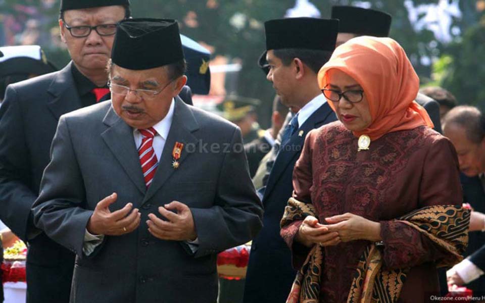 Vice President Jusuf Kalla during visit to Aceh (Okezone)