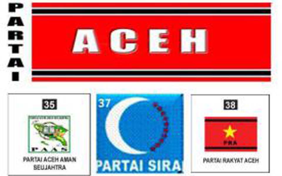 Acehnese local political party logos (hikmawansp)