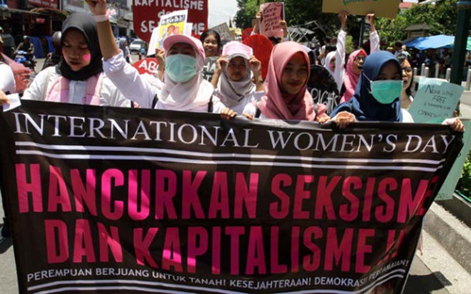 International Women's Day commemoration in Yogyakarta (Tempo)