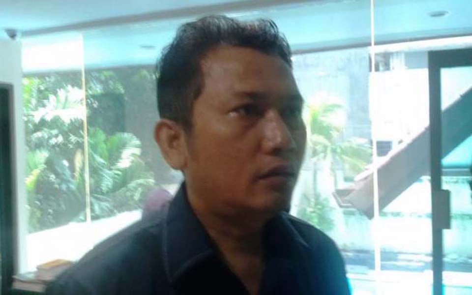 Kontras operational head Edwin Partogi (Tribune)