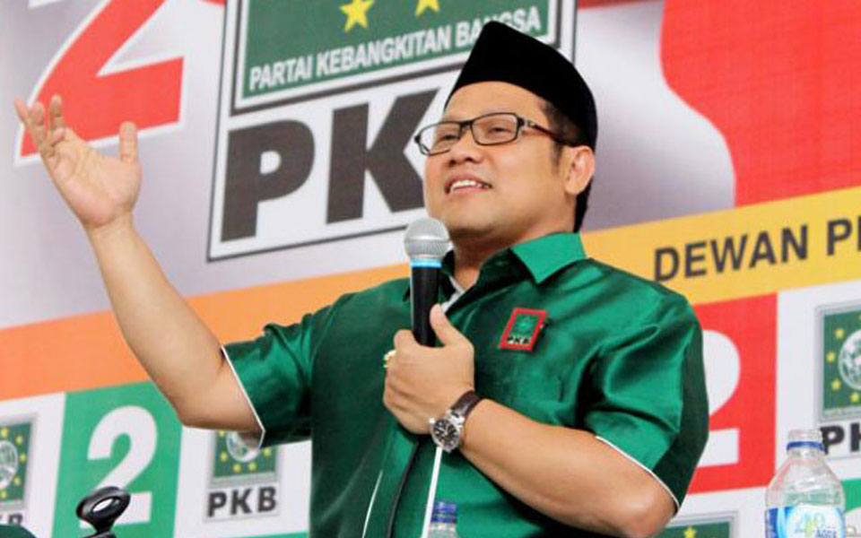 National Awakening Party central leadership board chairperson Muhaimin Iskandar (Pos Kota)