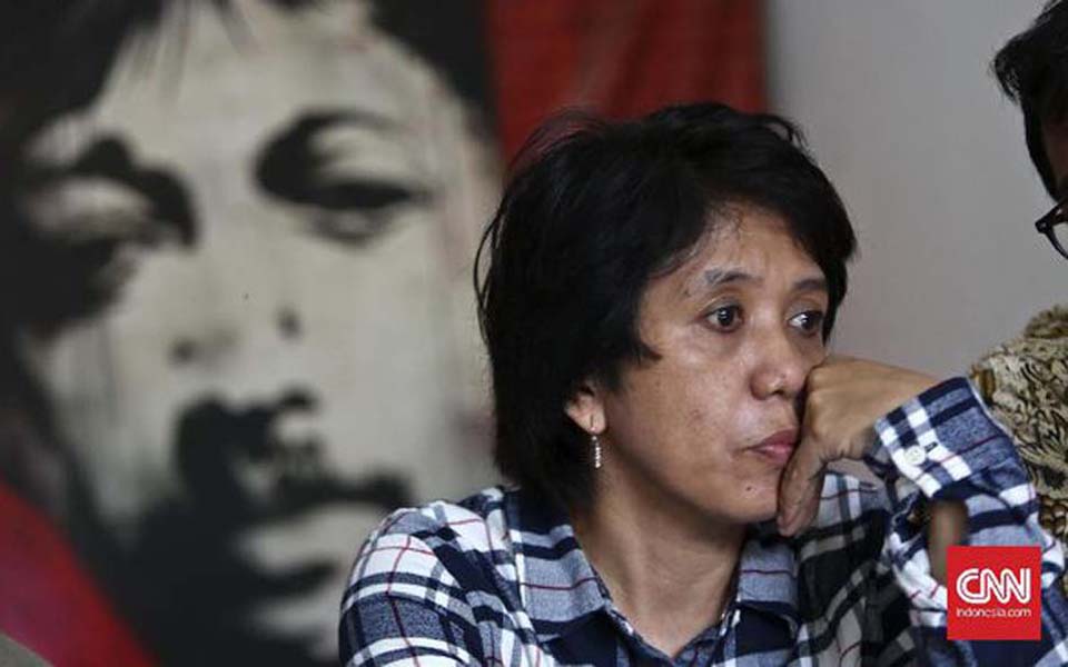 Munir's widow Suciwati (CNN)