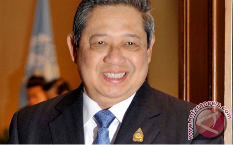President Susilo Bambang Yudhoyono in Bali (Antara)