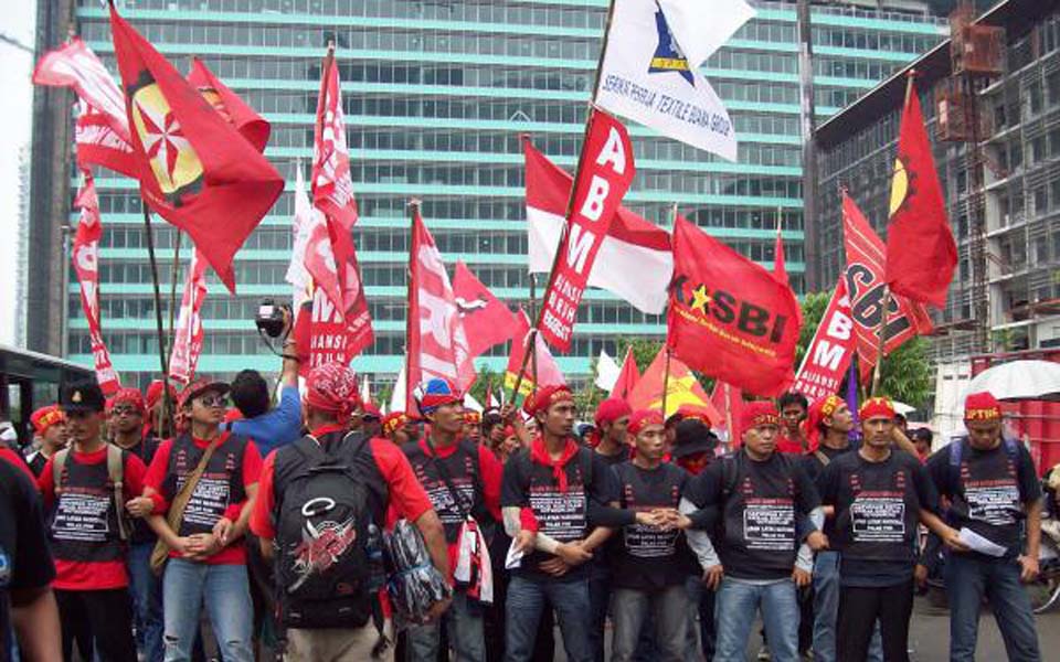 Protest against 2009 elections in Jakarta (Mahardhika Yogyakarta)