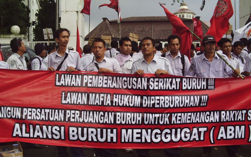 ABM protest in Jakarta (Central SPKAJ)