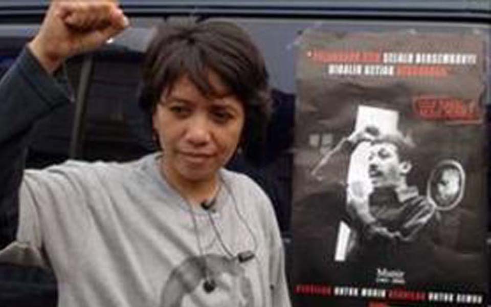 Munir’s widow Suciwati (BBC)