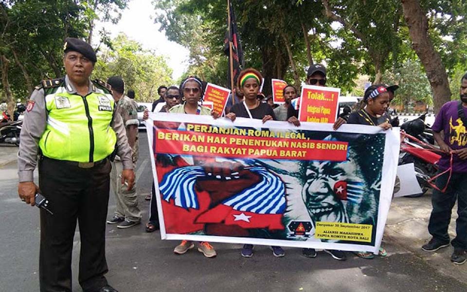 West Papuan student protest in Denpasar (phaul-heger)