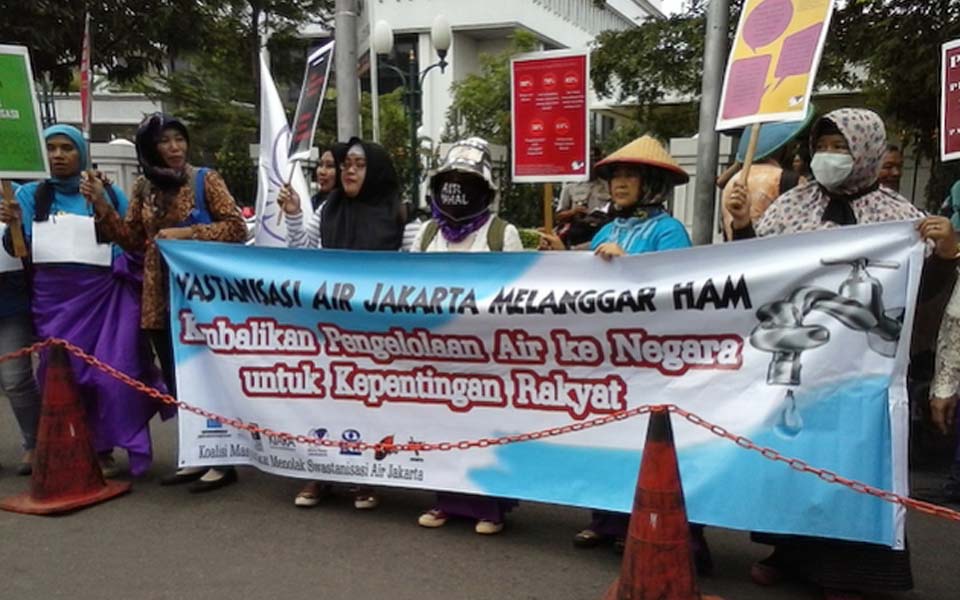 World Water Day rally at State Palace in Jakarta (Jitunews)