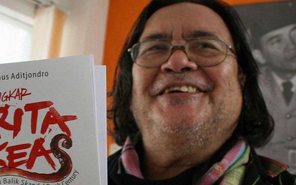 Cikeas Octopus author George Junus Aditjondro (Merdeka)