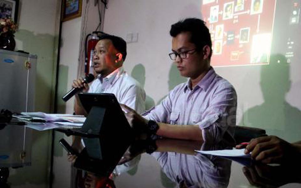 Kasum coordinator Choirul Anam (Right) (Aktual)