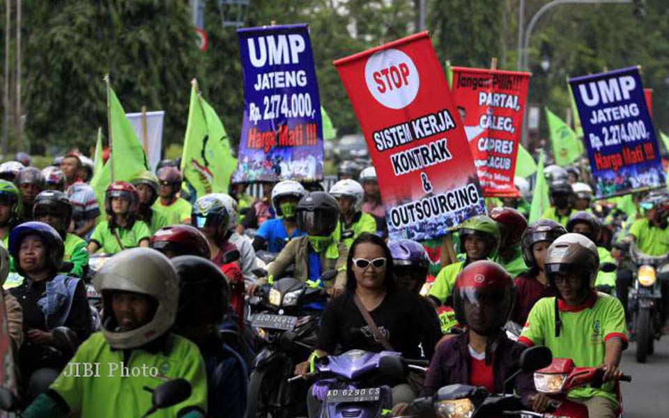 Workers commemorate May Day in Solo (Solo Pos)