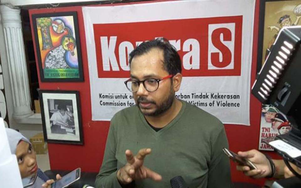 Kontras Coordinator Haris Azhar (Tribune)