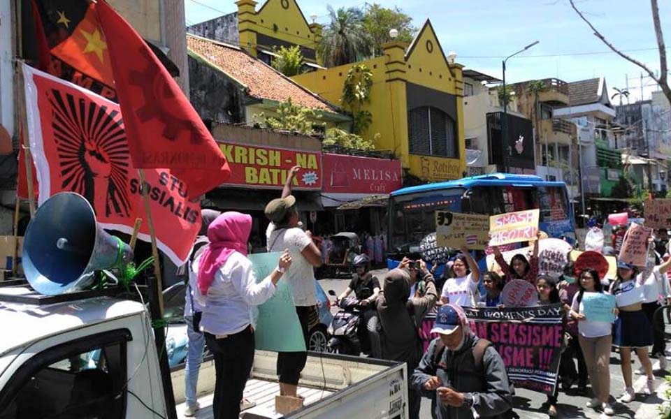  IWD rally in Yogyakarta - March 8, 2017 (KOP PRP Yogya)