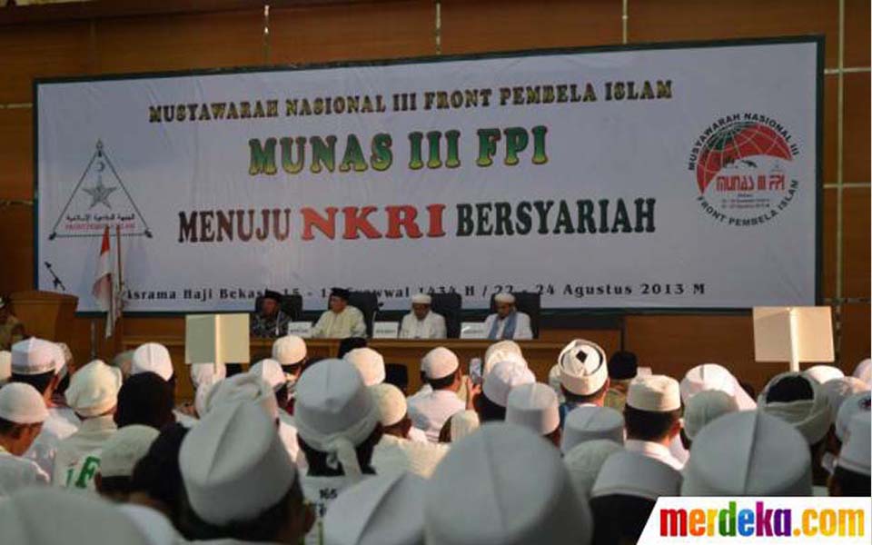 FPI 3rd National Conference in Bekasi - August 23, 2013 (Merdeka)