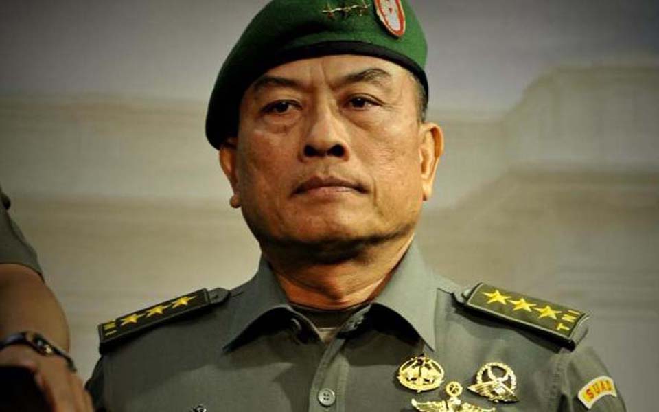 Indonesia's newly appointed military (TNI) chief General Moeldoko (Antara)