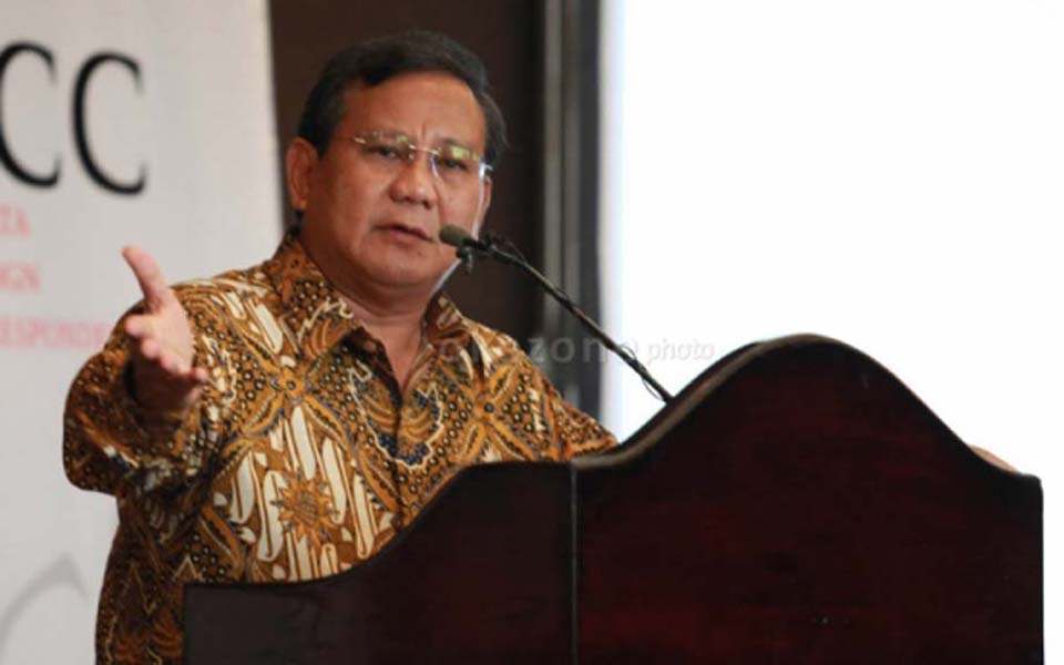 Former Kopassus commander Prabowo Subianto (Okezone)