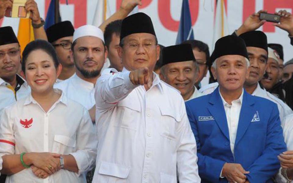 Prabowo Subianto and Red and White Coalition - September 9, 2014 (Merdeka)