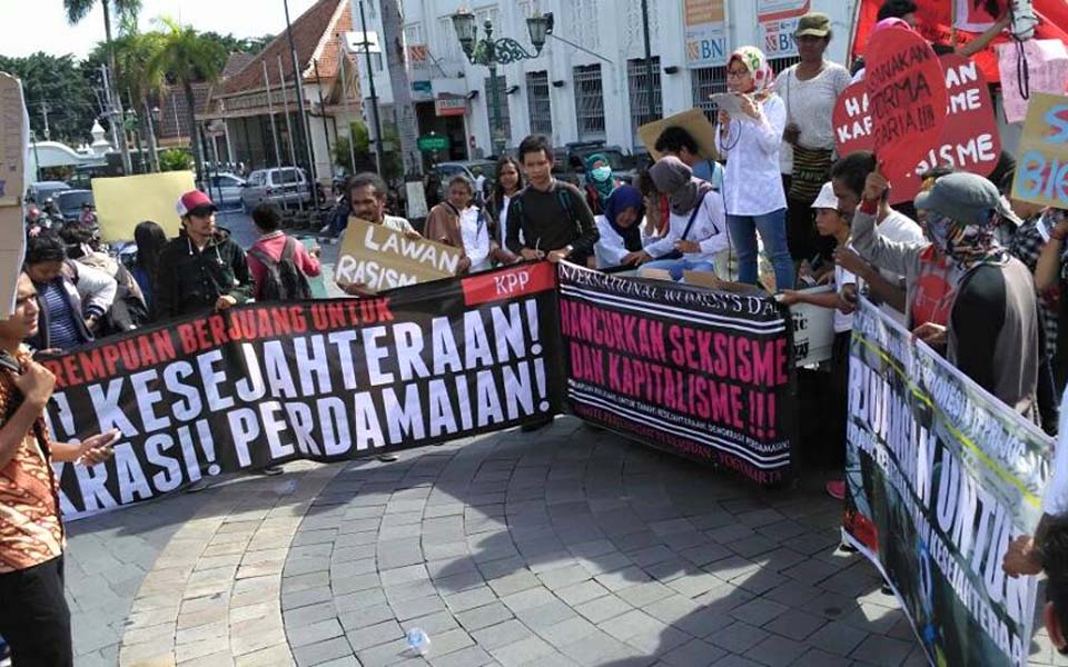 IWD rally in Yogyakarta - March 8, 2017 (KPO-PRP Yogya)