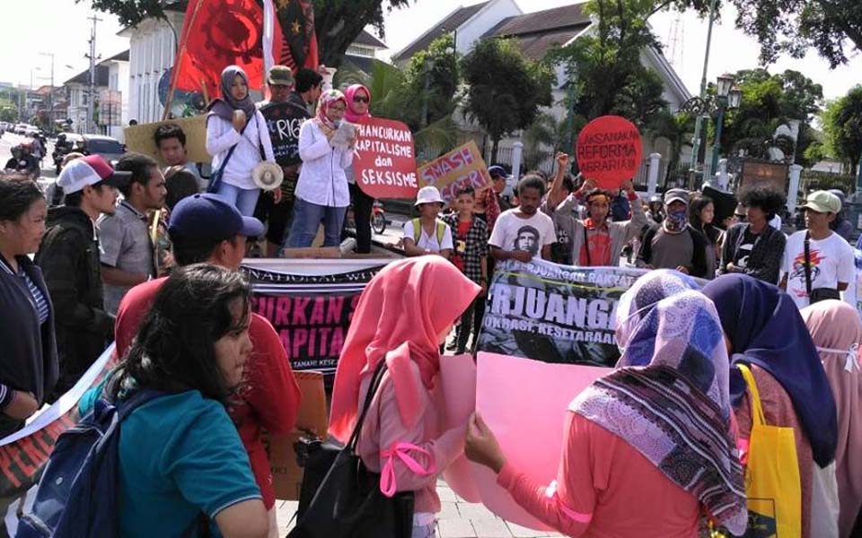 IWD rally in Yogyakarta - March 8, 2017 (KPO-PRP Yogya)