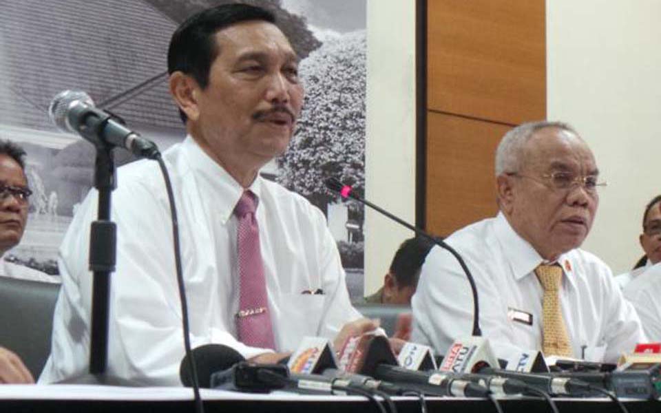 Security Minister Luhut Binsar Panjaitan - Undated (Kompas.com)