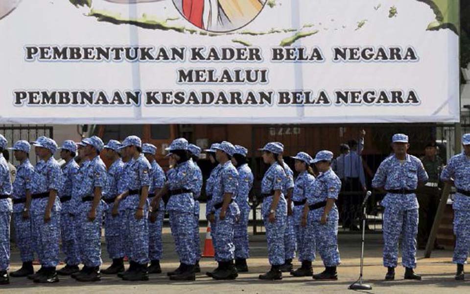 State Defense Program parade in Salemba, Jakarta - October 22, 2015 (Kompas)