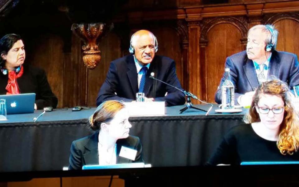 The judges of the 1965 International People's Tribunal (IPT) in The Hague, Netherlands (Tempo)