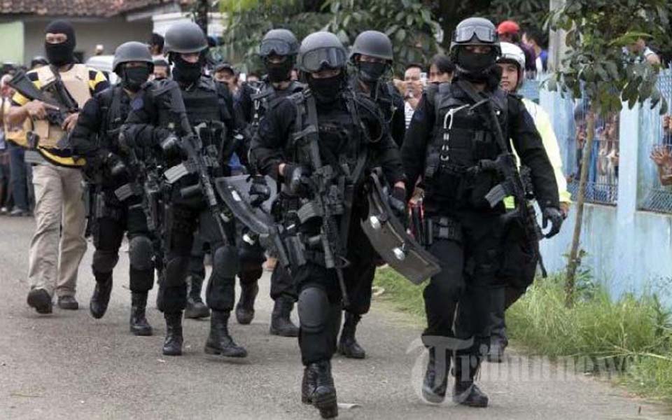 Densus 88 anti-terrorist unit - Undated (Netral News)