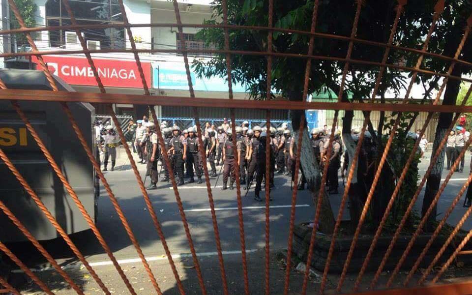 View from West Papua student dormatory in Yogyakarta - July 16, 2016 (Ipma Papua Diy)