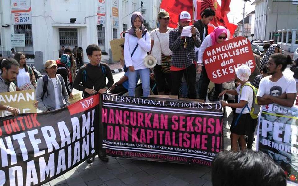 IWD rally in Yogyakarta - March 8, 2017 (KOP-PRP Yogya)