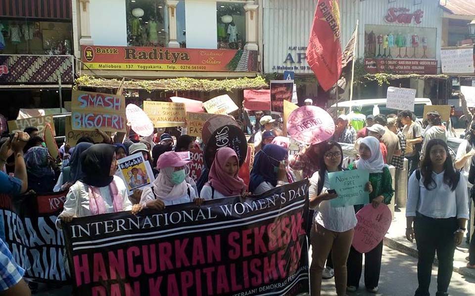 IWD rally in Yogyakarta - March 8, 2017 (KPO-PRP Yogya)