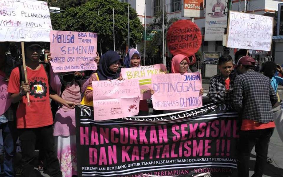 IWD rally in Yogyakarta - March 8, 2017 (KPO-PRP Yogya)