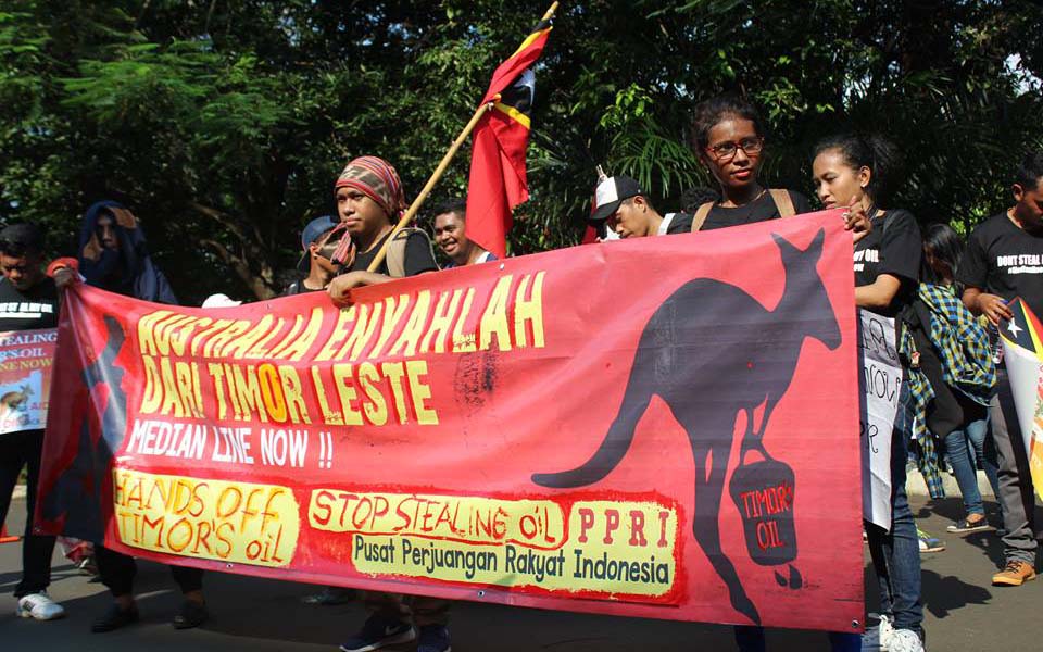 PPRI solidarity action for Timor Leste, Maret 24, 2016 (S. Anta)