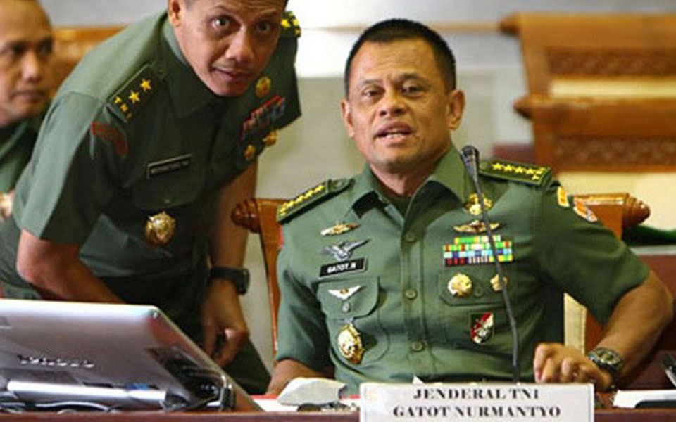 Armed Forces Chief General Gatot Nurmantyo - January 17, 2017 (Jawa Pos)