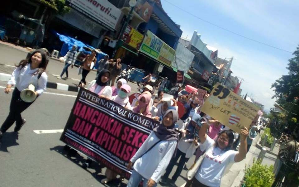 IWD rally in Yogyakarta - Mar 8, 2017 (KOP PRP Yogya)