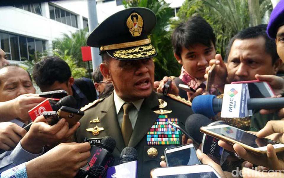 TNI Commander Gatot Numato - Undated (Detik)