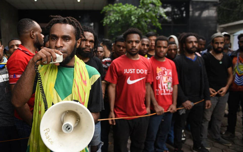 AMP rally in front of LBH office in Jakarta – December 1, 2018 (Tirto)