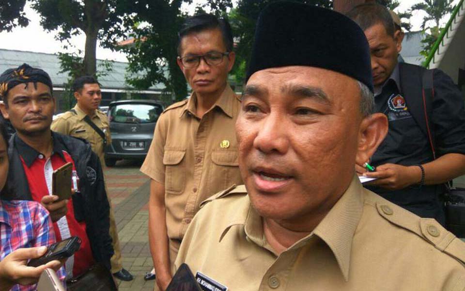 Depok Mayor Muhammad Idris - February 19, 2018 (Kompas)