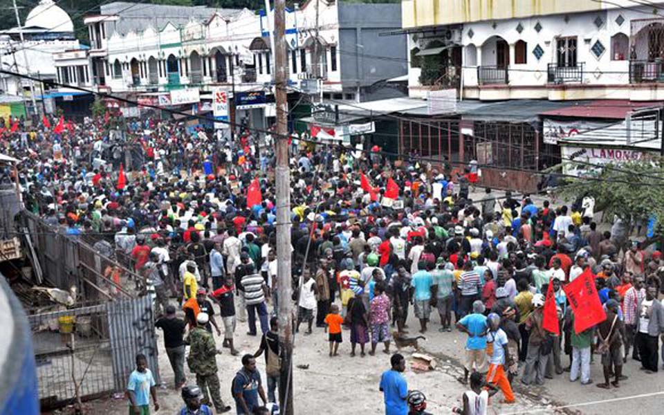 KNPB activists hold protest action in Jayapura – Undated (Antara)