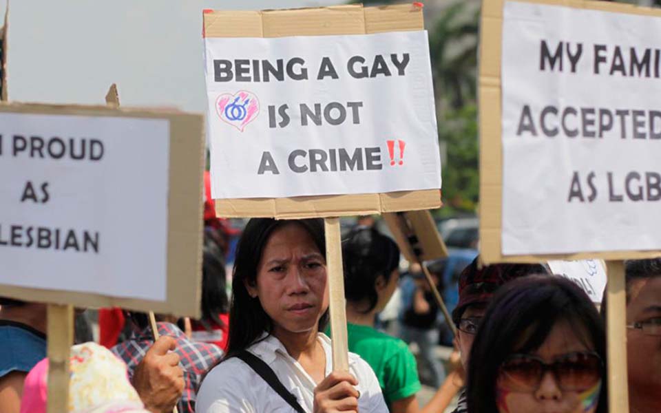 LGBT rights rally in Jakarta (Matamata Politik)