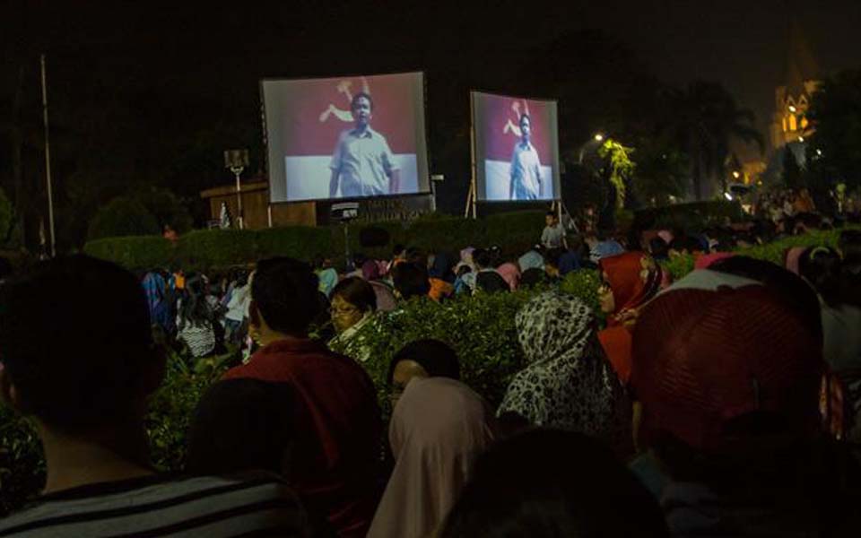 Public screening of G30S-PKI film in Jakarta - September 23, 2017 (Antara)