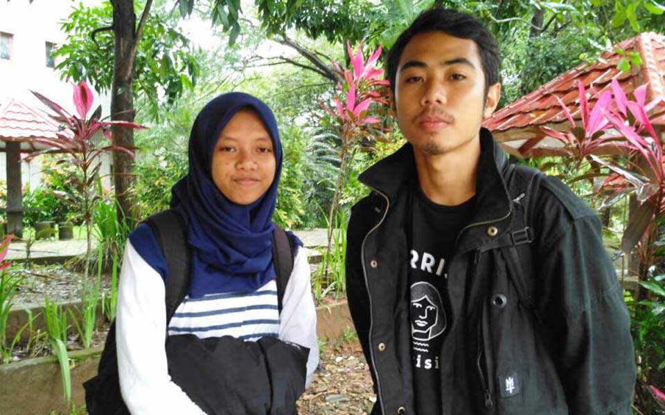 Rezki Ameliyah and Mohammad Nur Fiqri (Okezone)