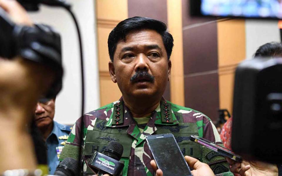 TNI chief Air Marshal Hadi Tjahjanto - Undated (Antara)