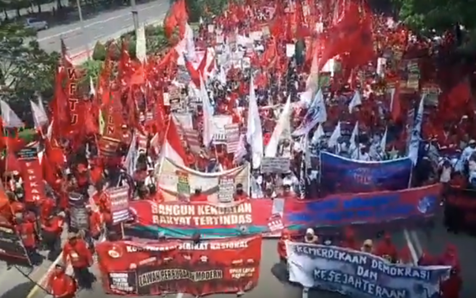 2018 GEBRAK May Day rally in Jakarta (Gebrak)